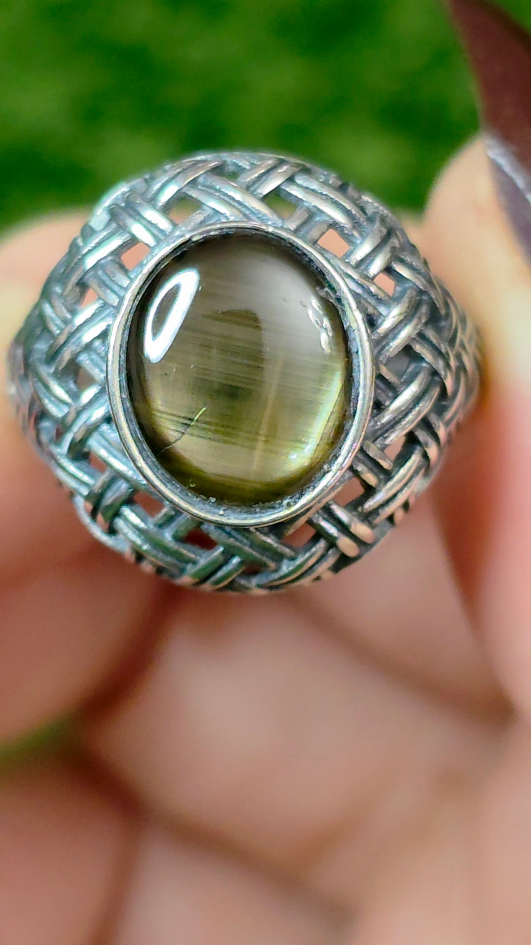 Black Star Sapphire Ring