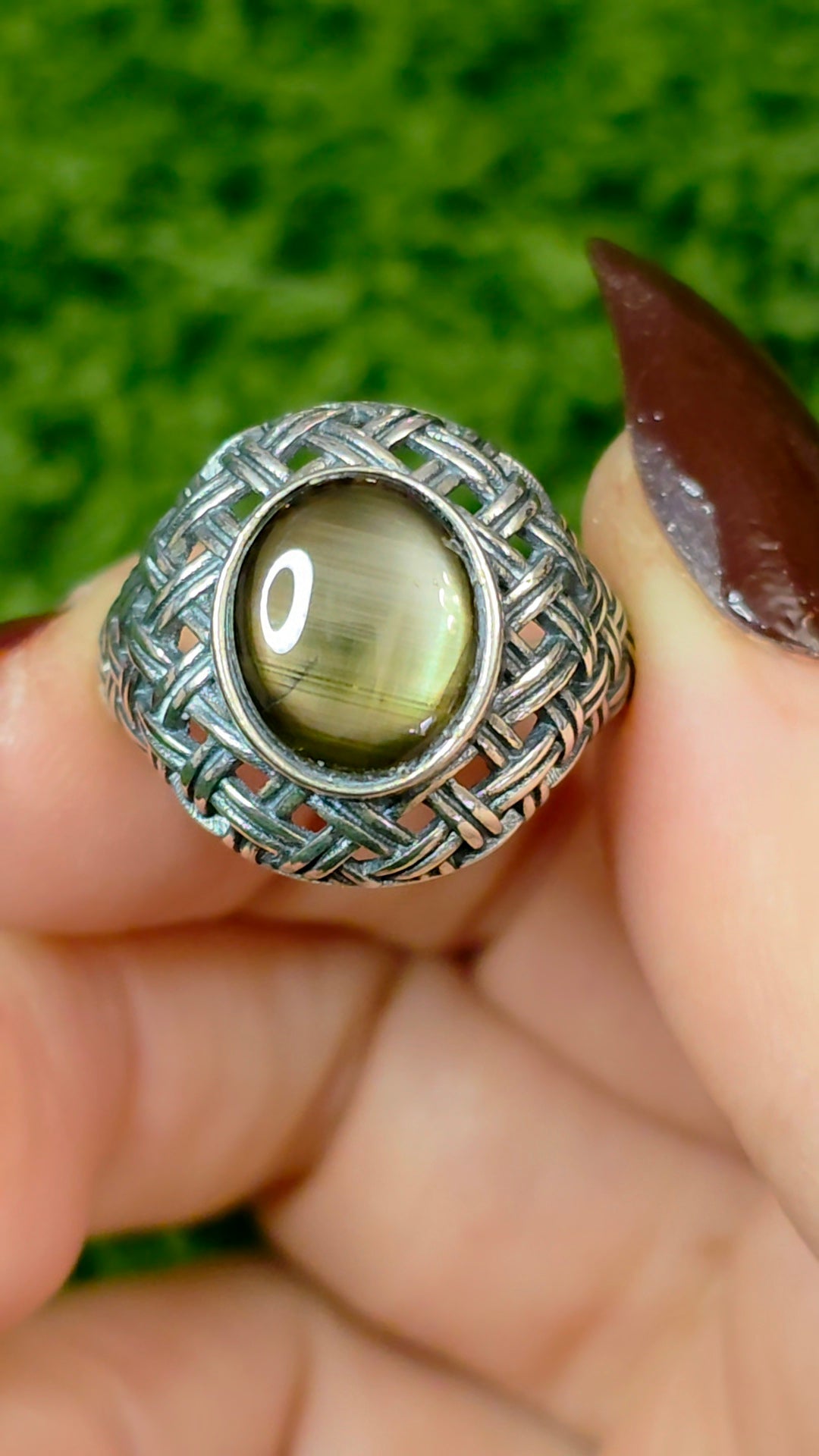 Black Star Sapphire Ring