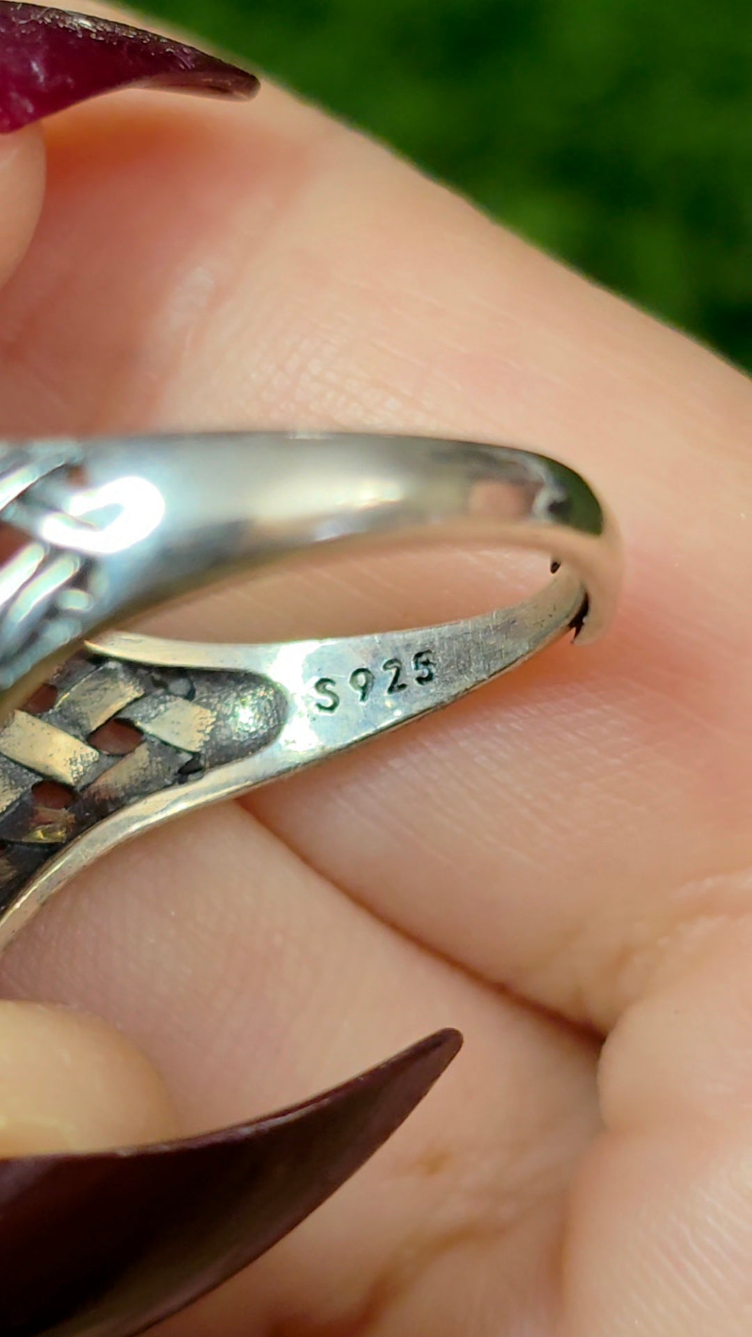 Black Star Sapphire Ring