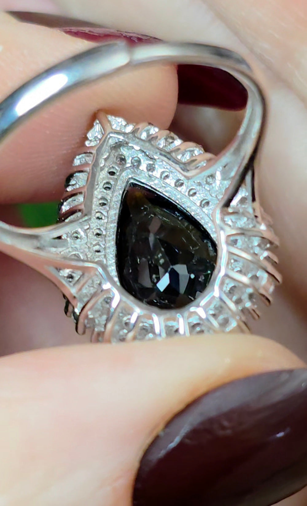 Green Tourmaline Cocktail Ring