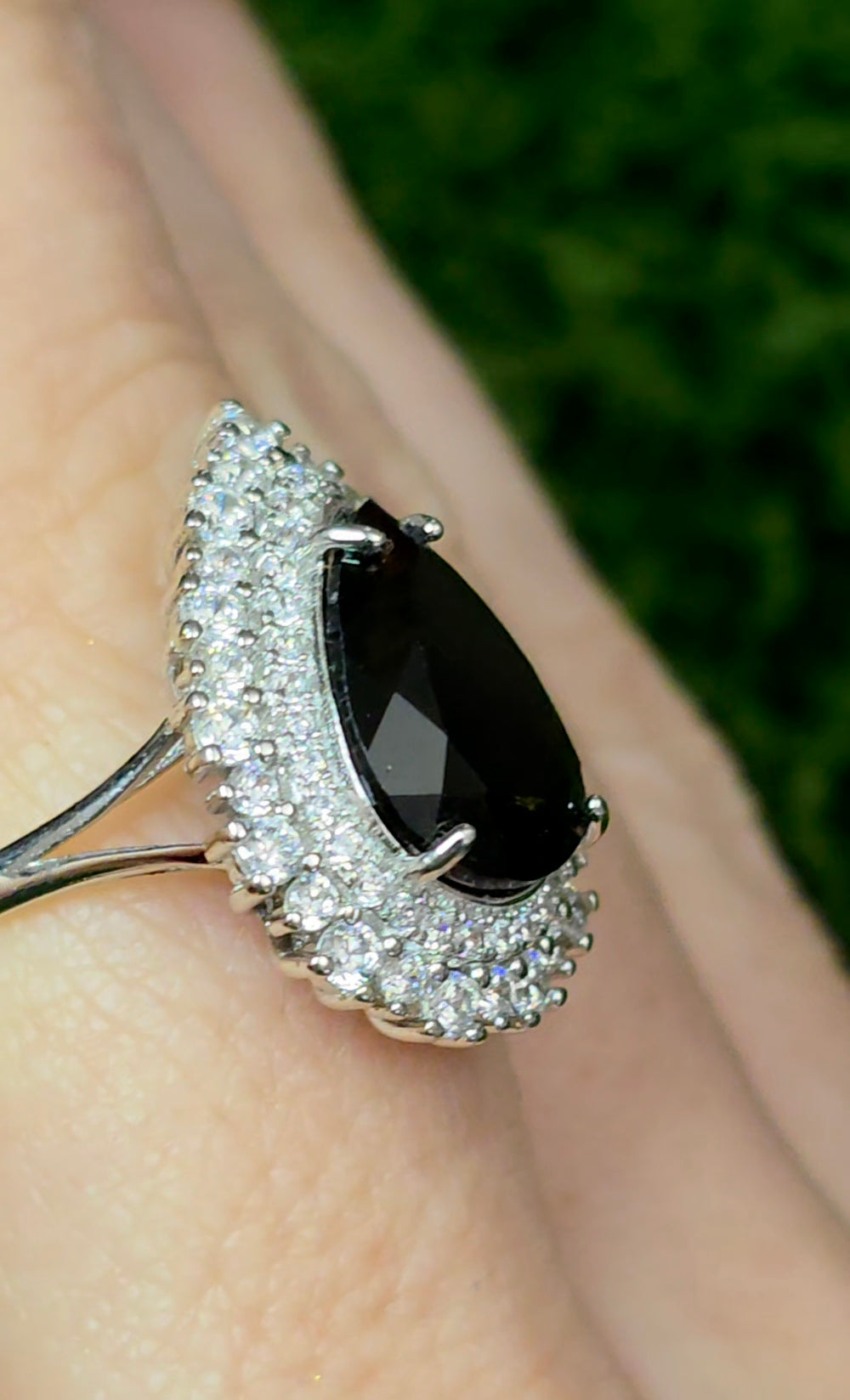 Green Tourmaline Cocktail Ring