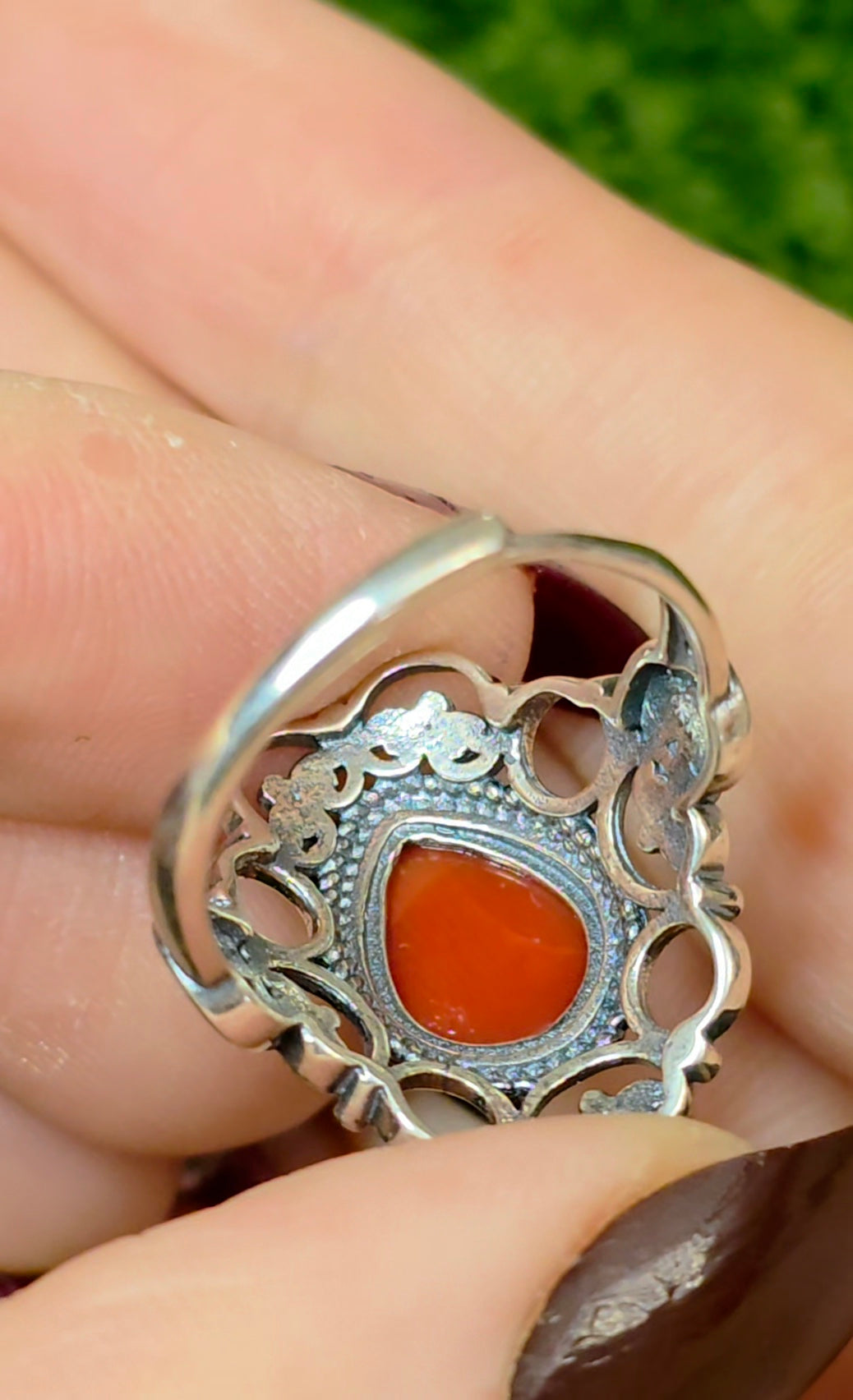 Red Coral Ring