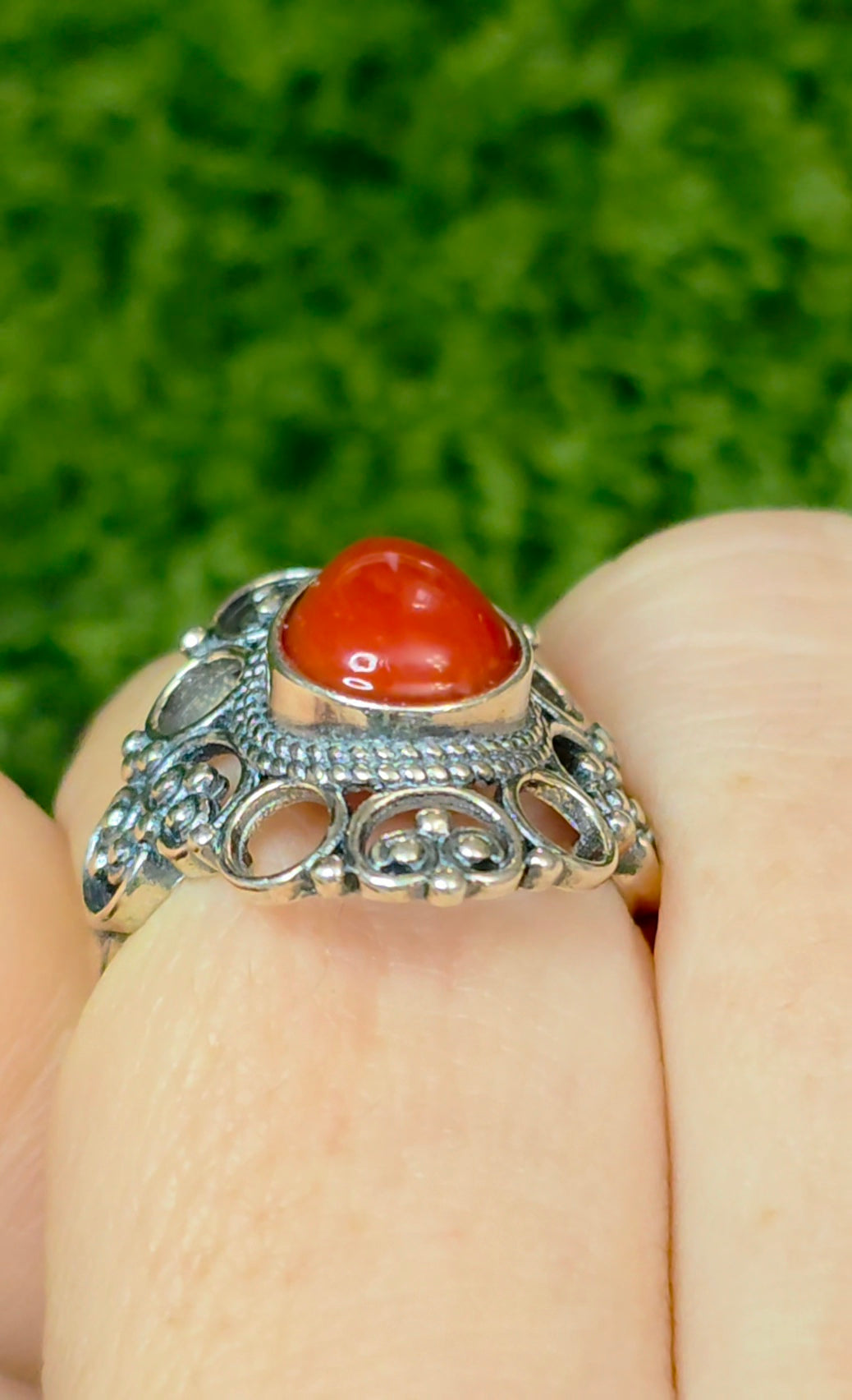 Red Coral Ring
