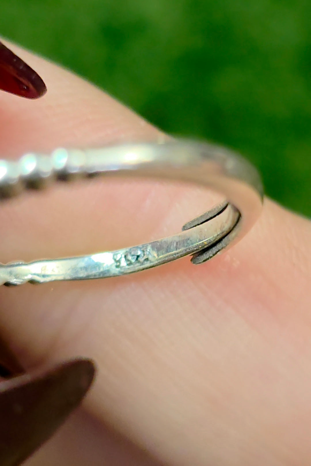 Blue Star Labradorite Ring