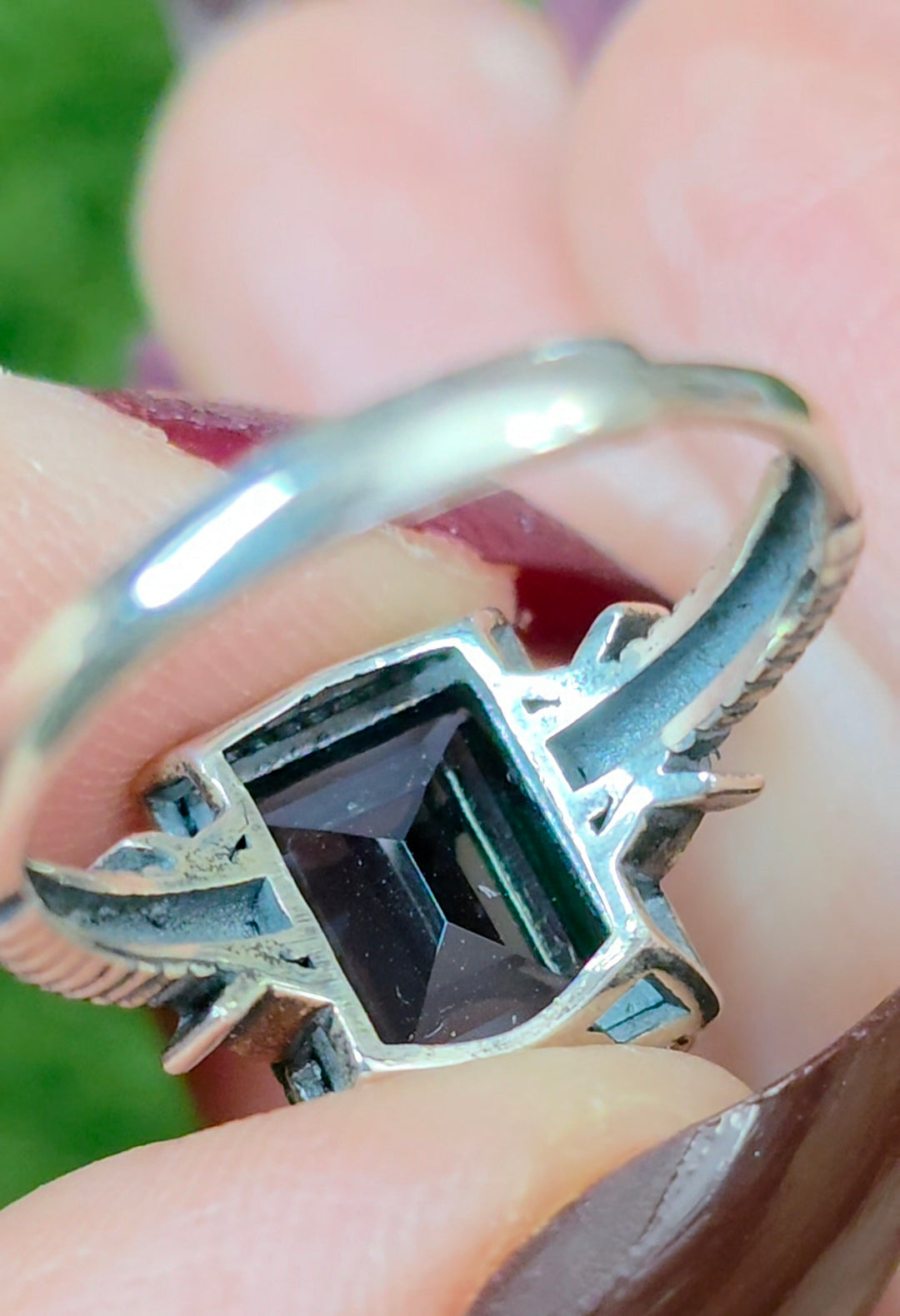 Emerald Cut London Blue Topaz Ring