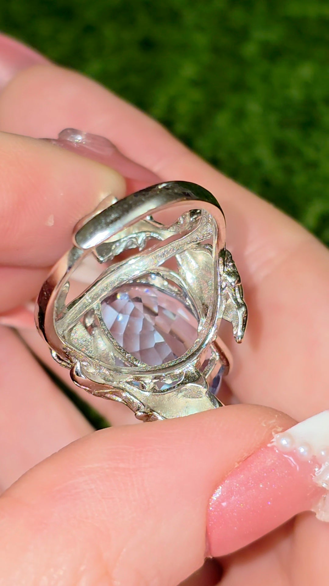Blue Topaz Koi Ring