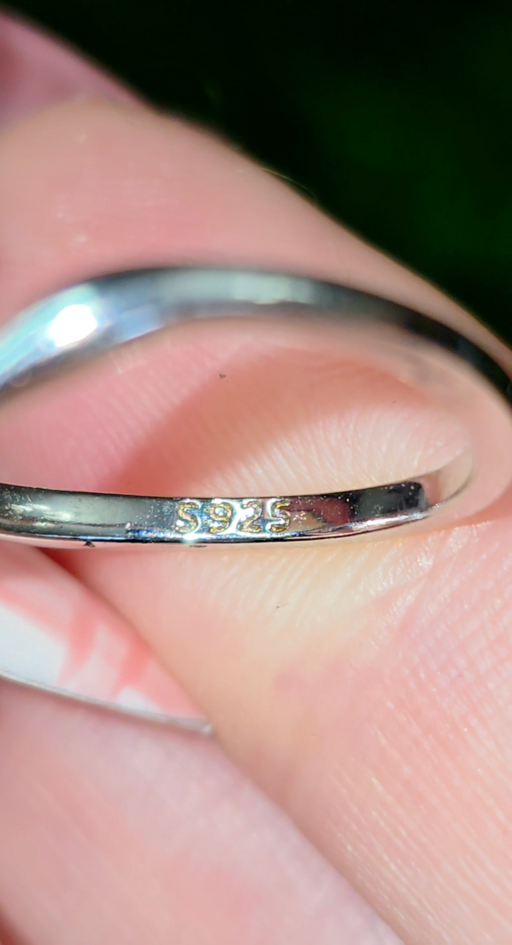 Star Opal and Pearl Ring