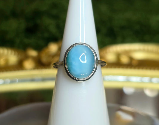 Larimar Oval Ring C