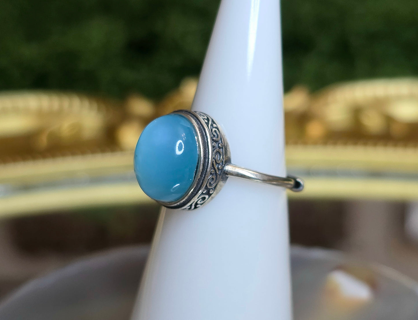 Larimar Oval Ring C