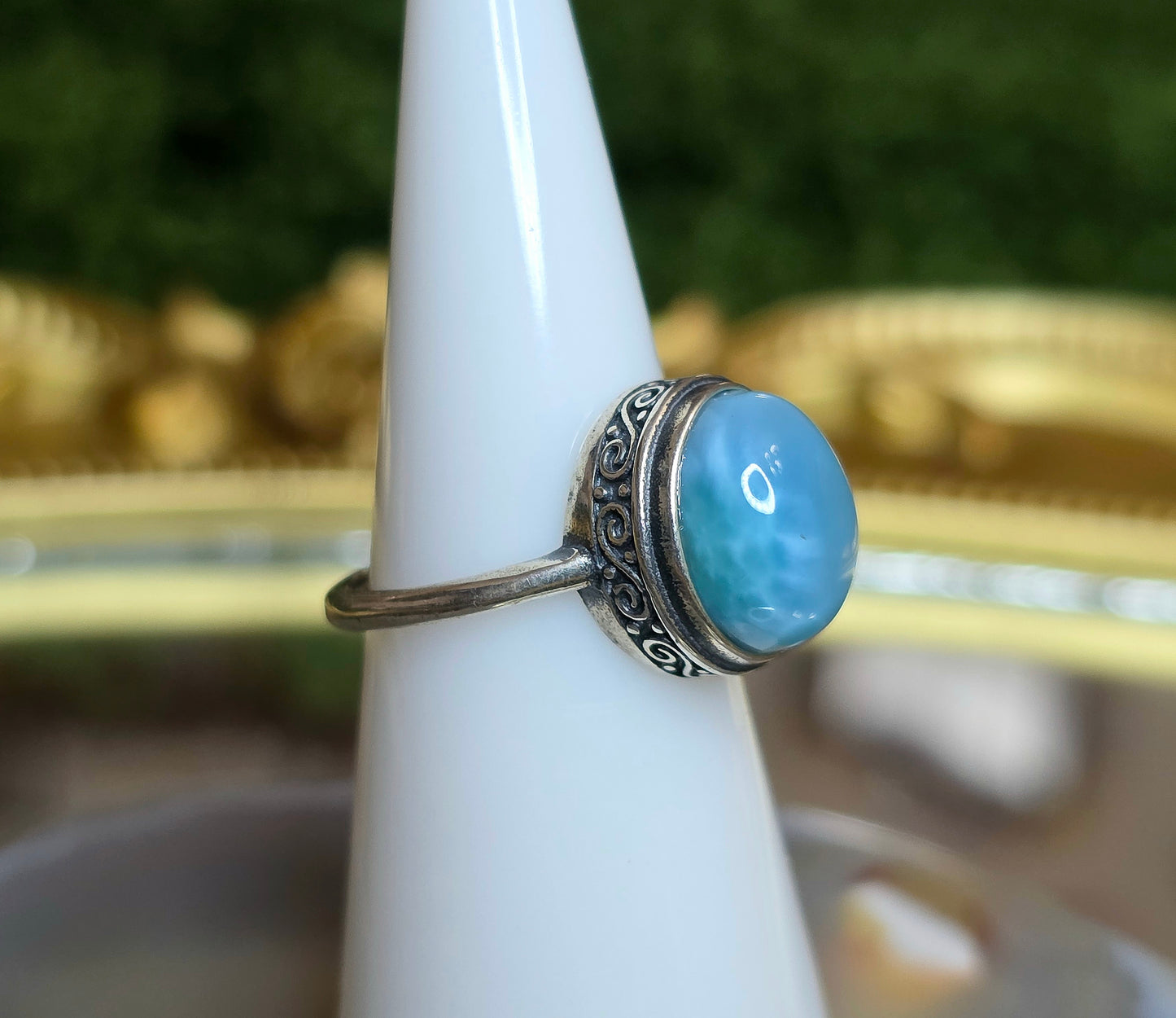 Larimar Oval Ring C