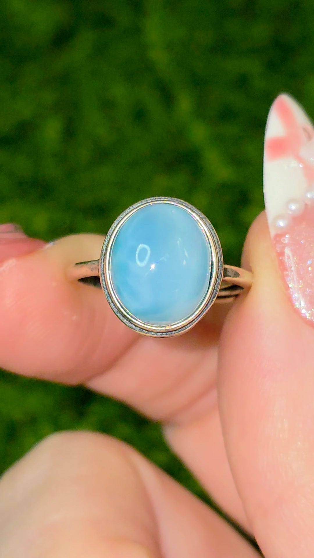 Larimar Oval Ring C