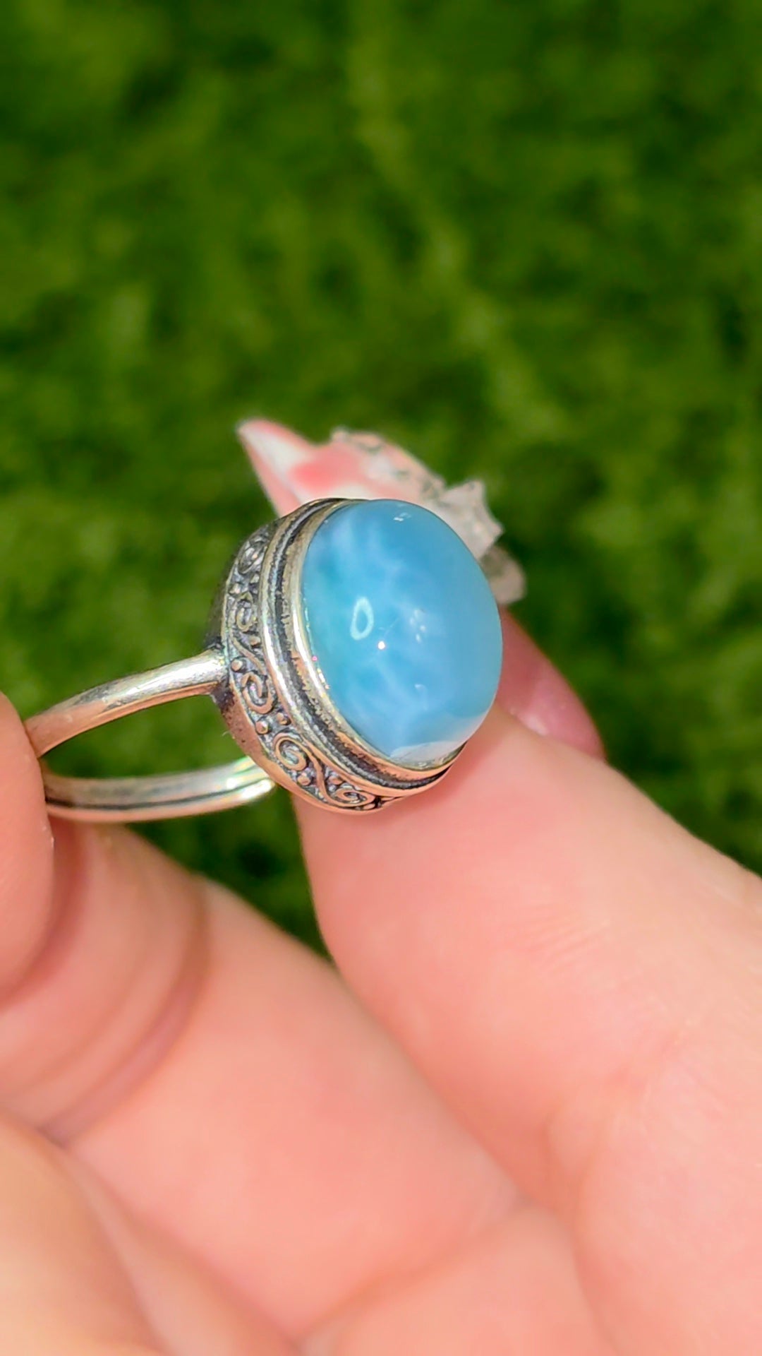 Larimar Oval Ring C