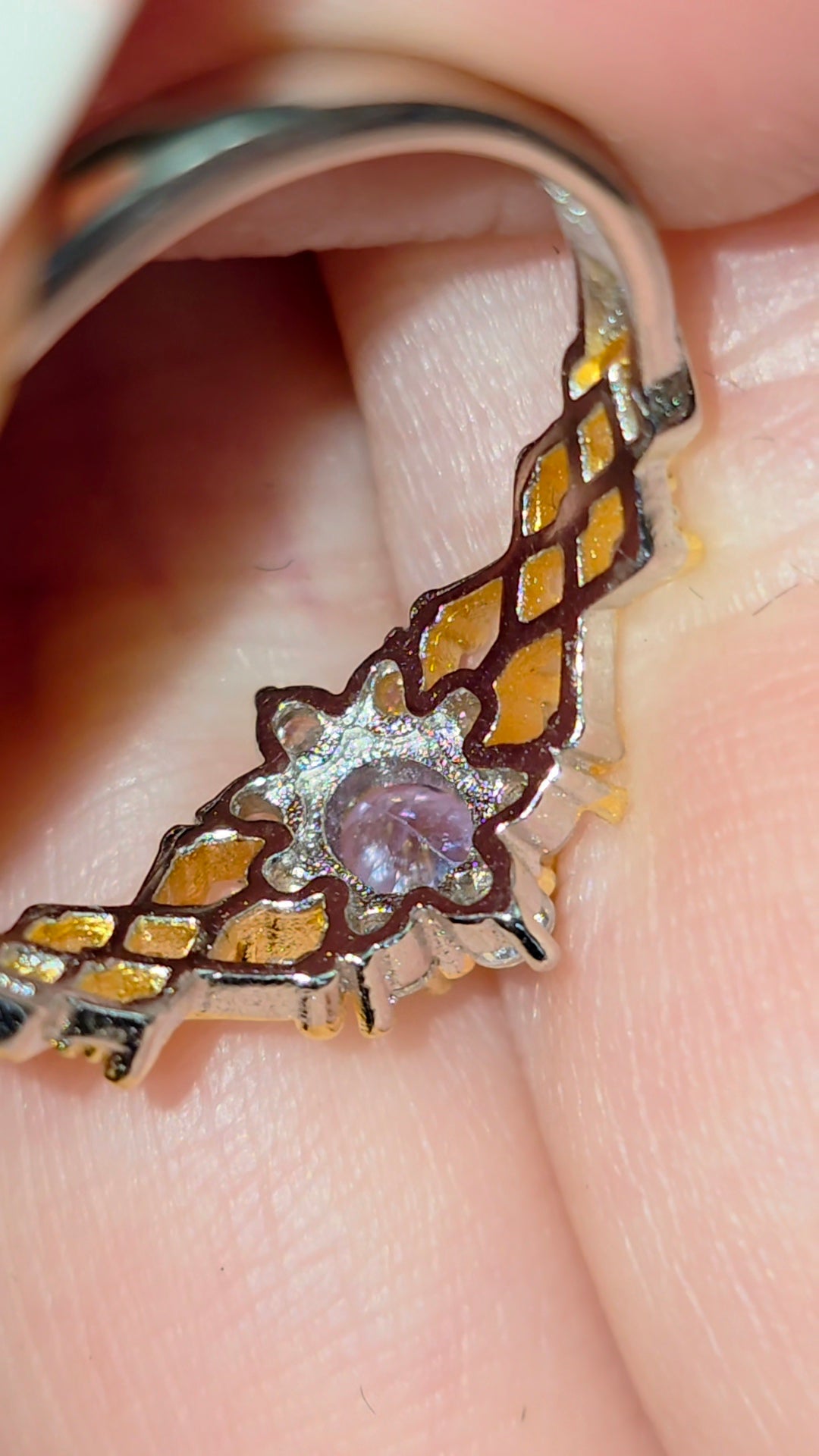 Tanzanite Golden Ring A