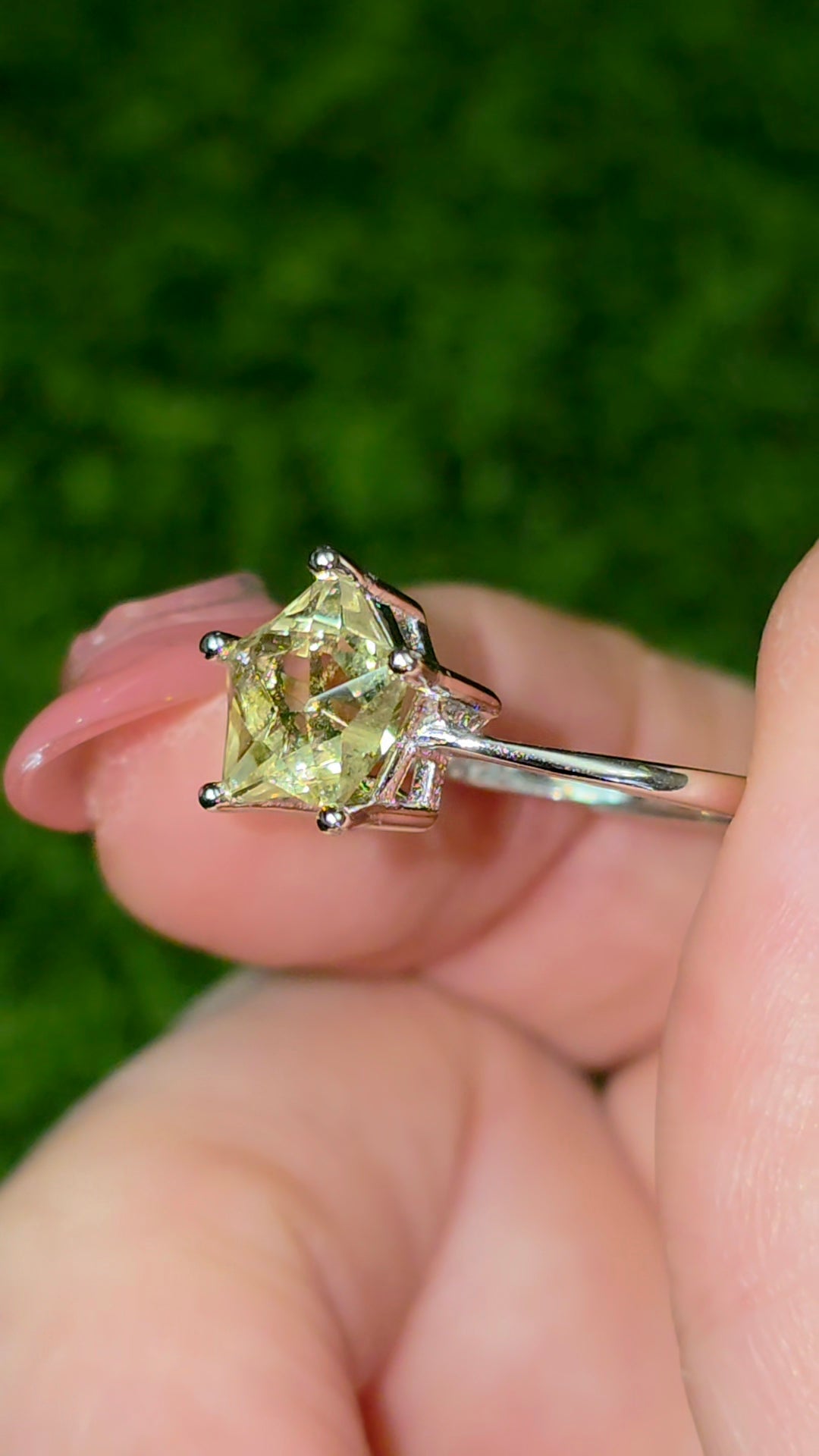 Citrine Star Ring