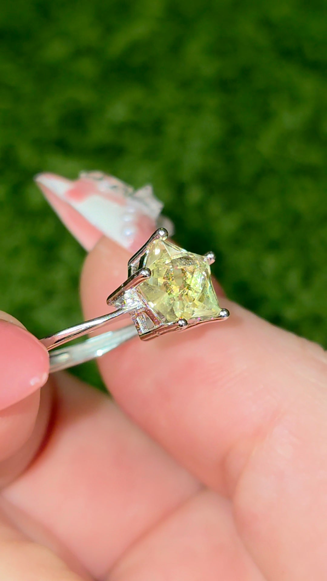 Citrine Star Ring