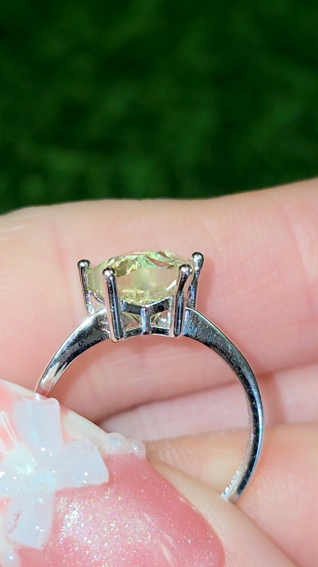 Citrine Star Ring