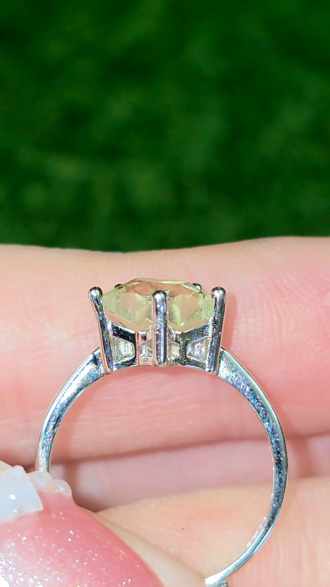 Citrine Star Ring