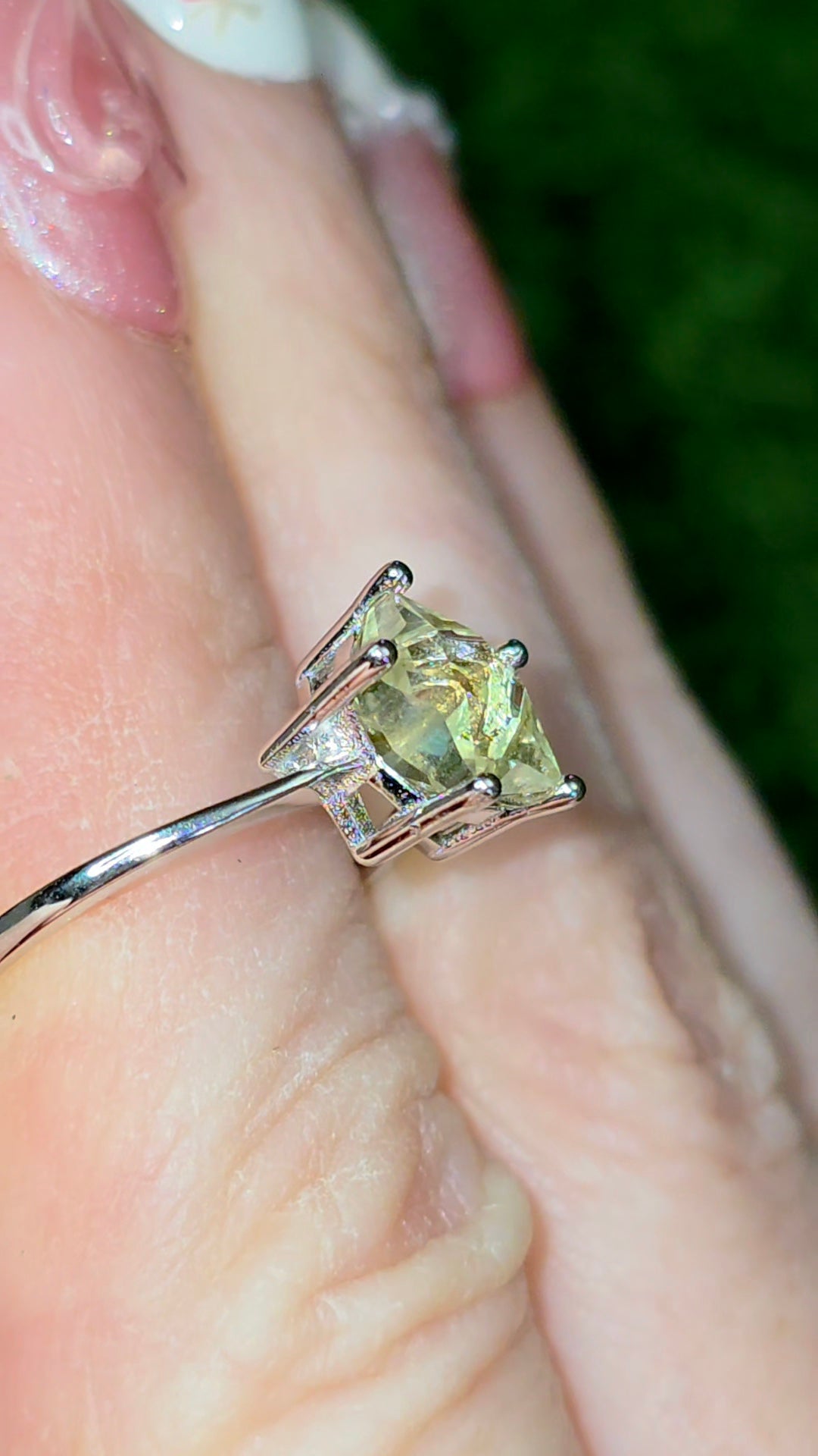 Citrine Star Ring