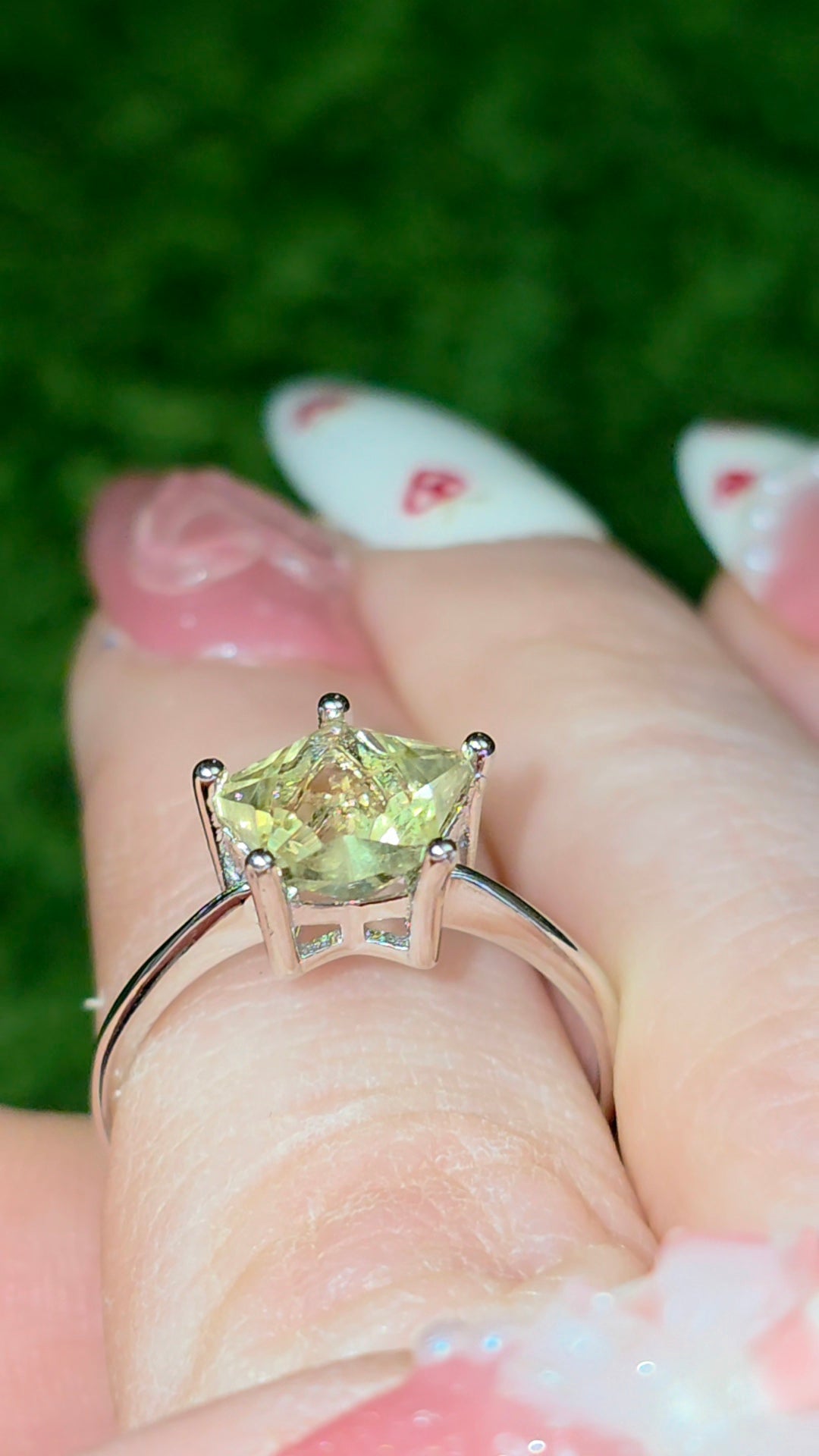 Citrine Star Ring
