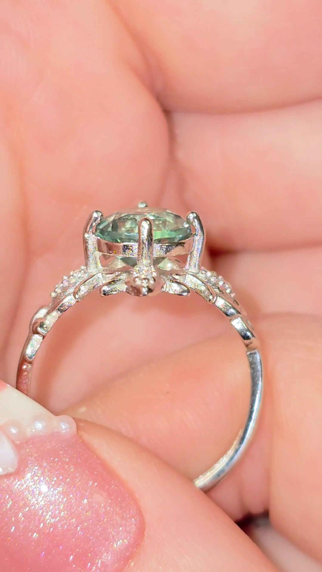 Green Fluorite Ring