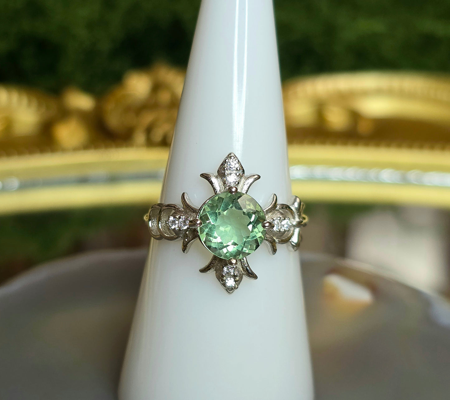 Green Fluorite Ring
