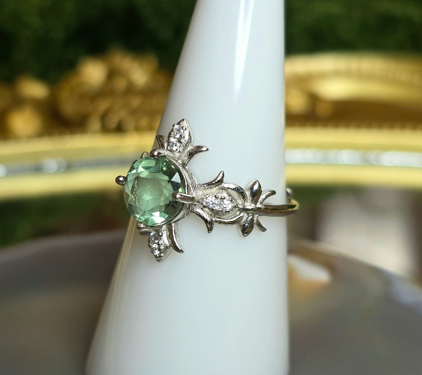 Green Fluorite Ring