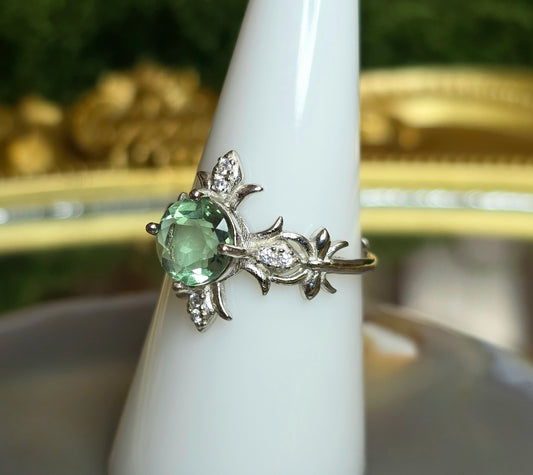 Green Fluorite Ring
