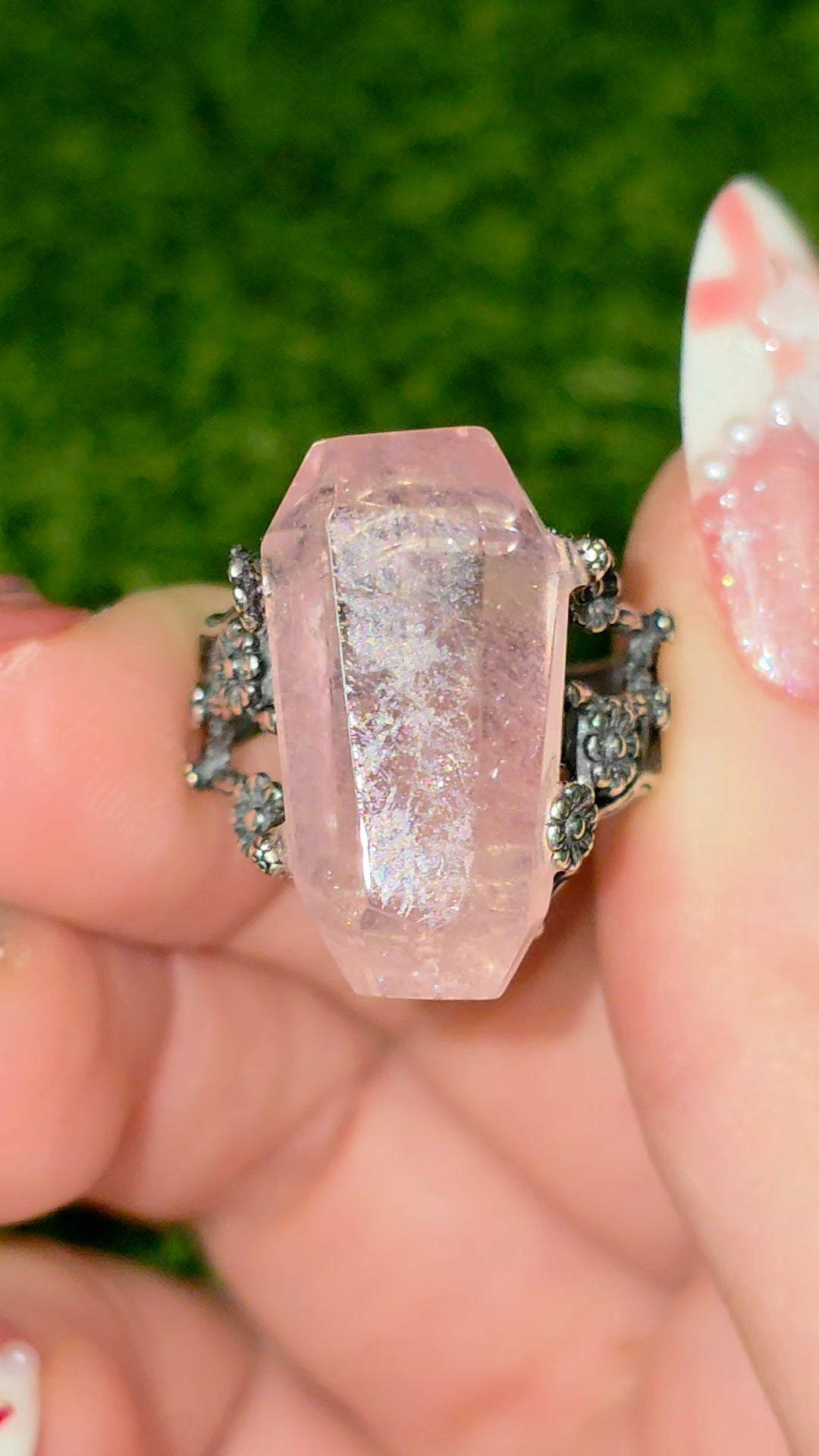 Pink Morganite Fantasy Ring A