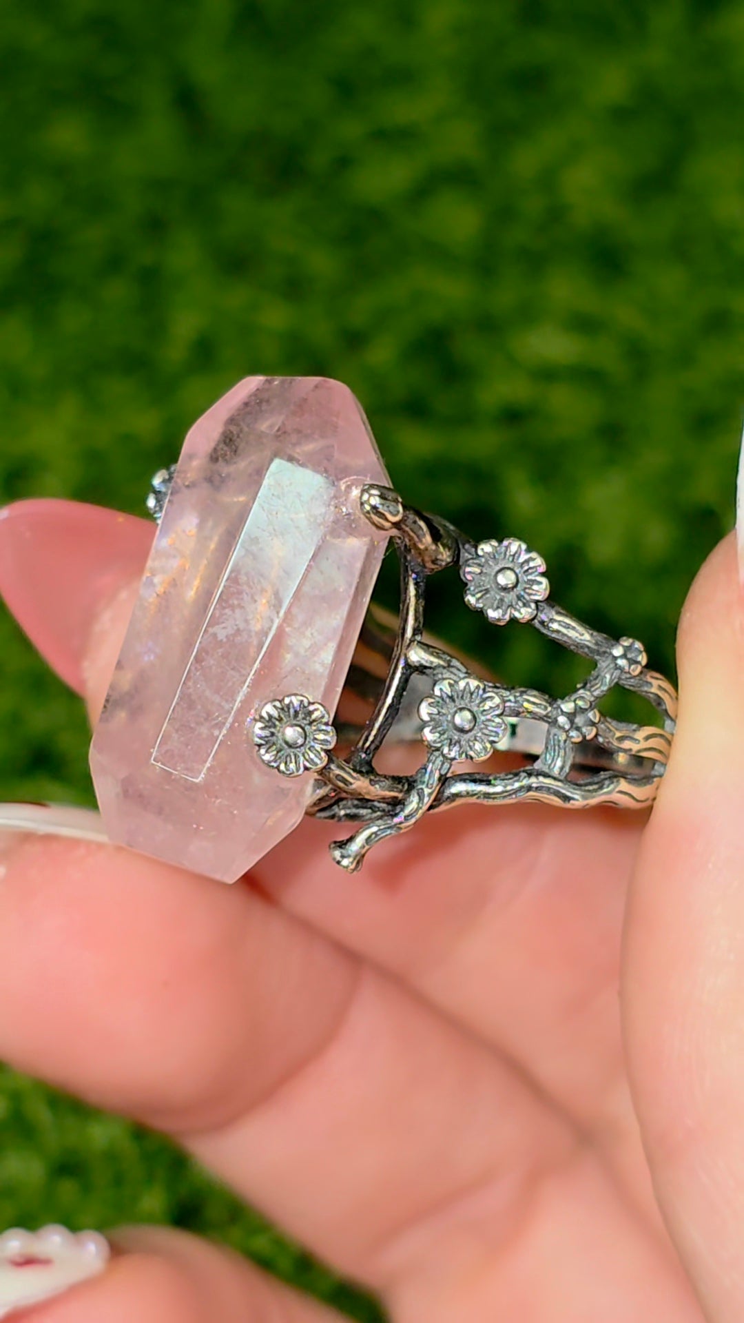 Pink Morganite Fantasy Ring A