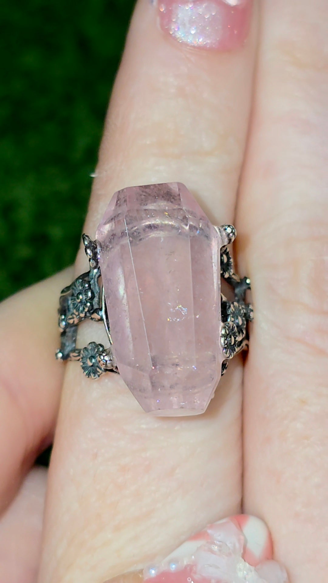 Pink Morganite Fantasy Ring A