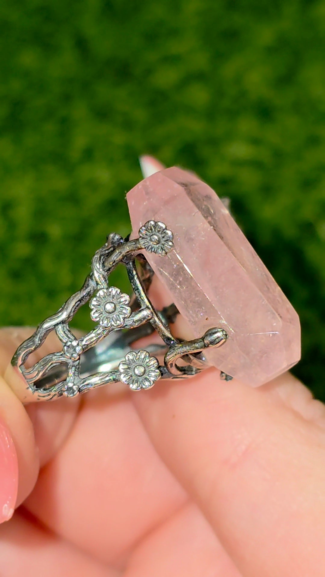 Pink Morganite Fantasy Ring A