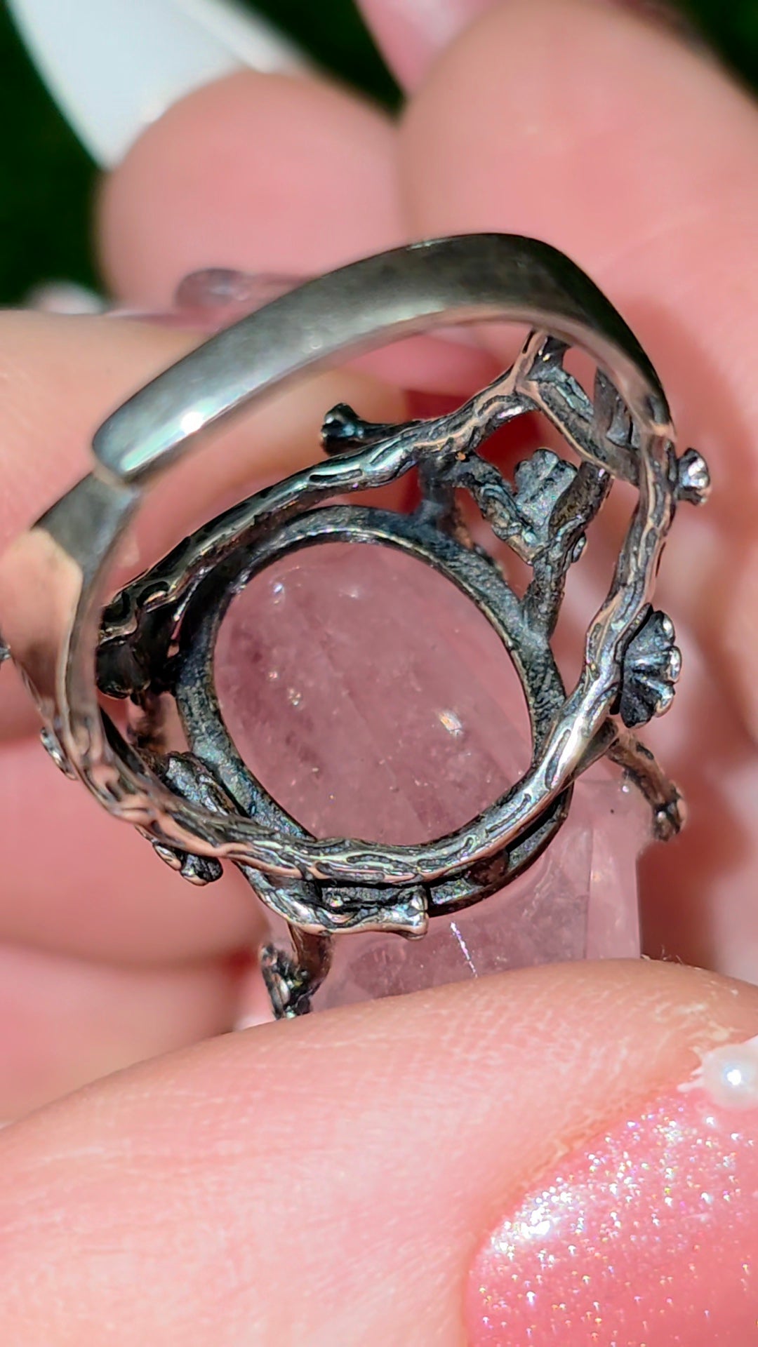 Pink Morganite Fantasy Ring A
