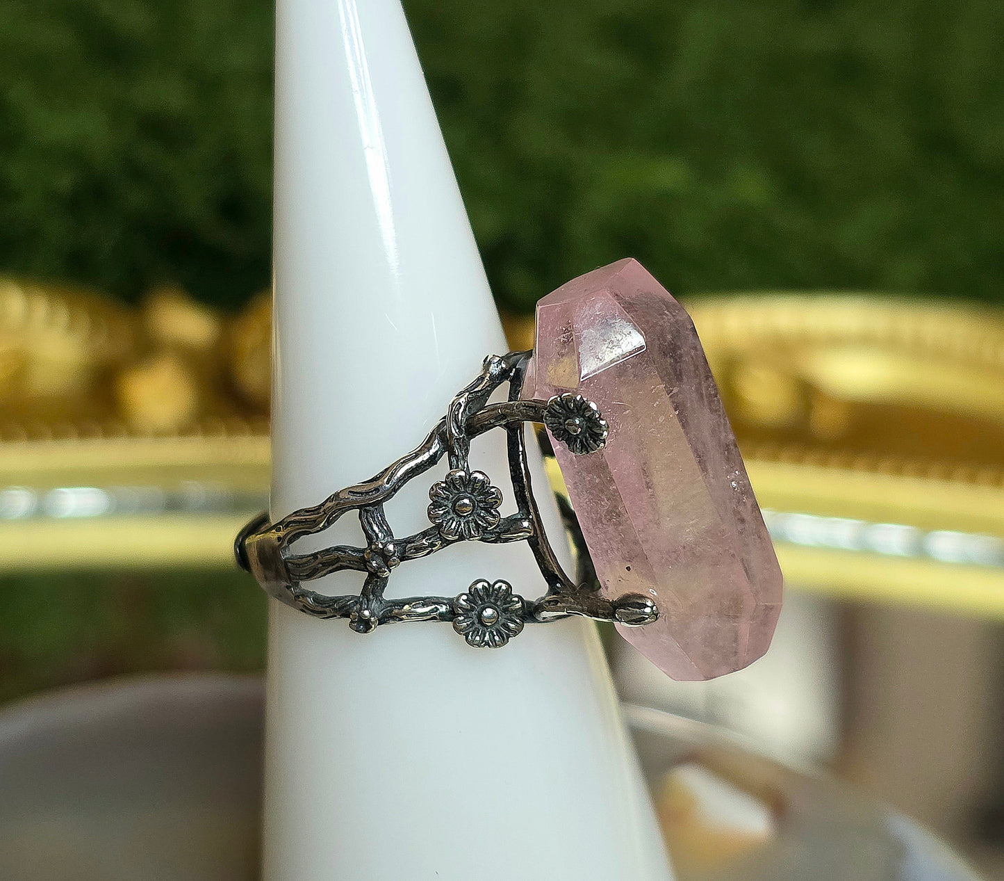 Pink Morganite Fantasy Ring A