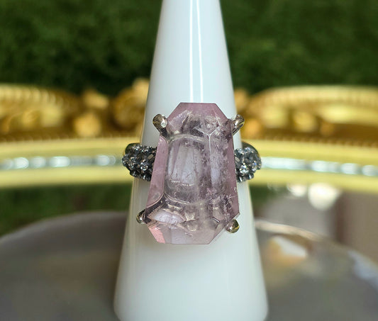 Pink Morganite Fantasy Ring B