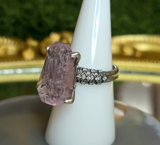 Pink Morganite Fantasy Ring B