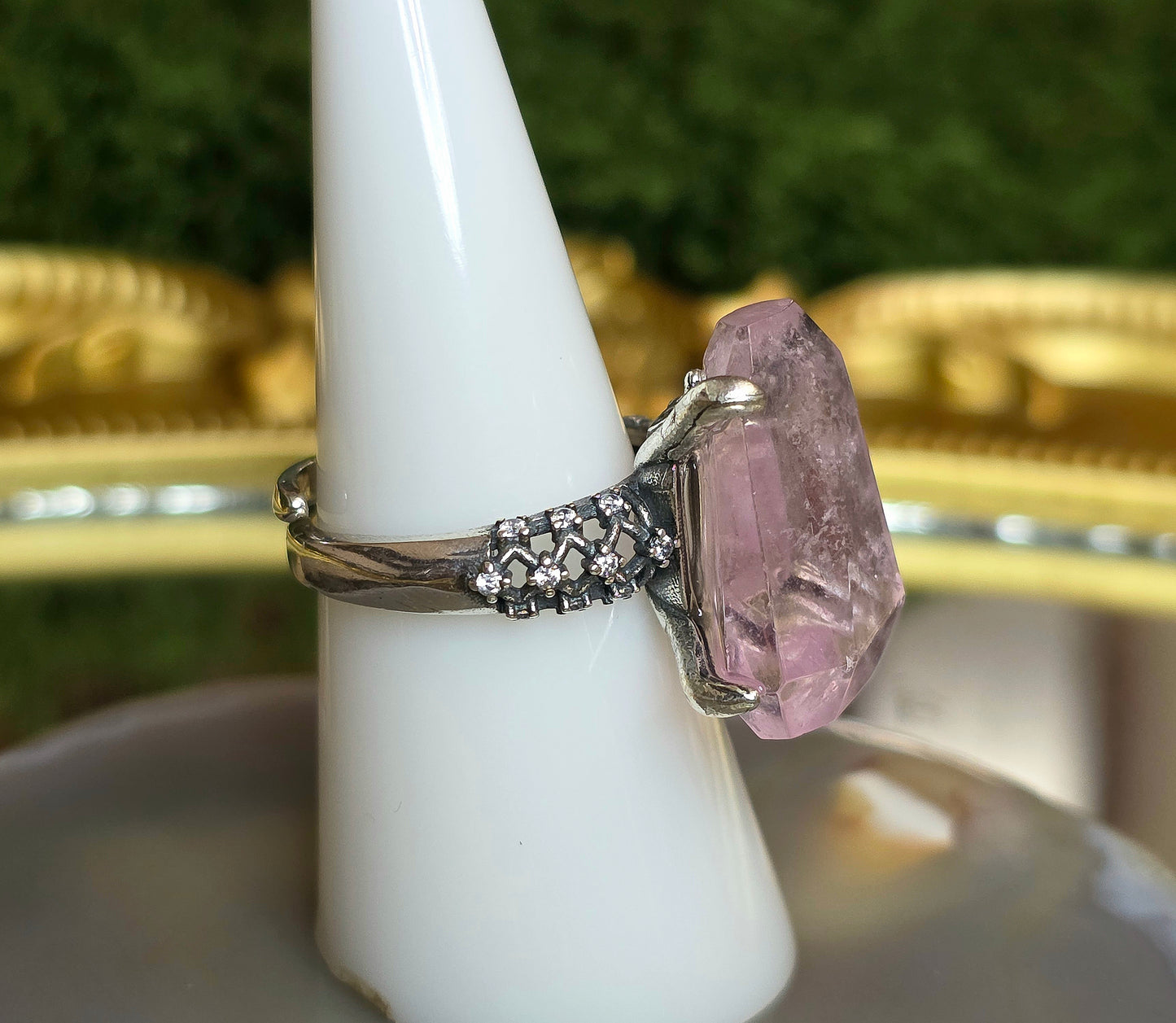 Pink Morganite Fantasy Ring B