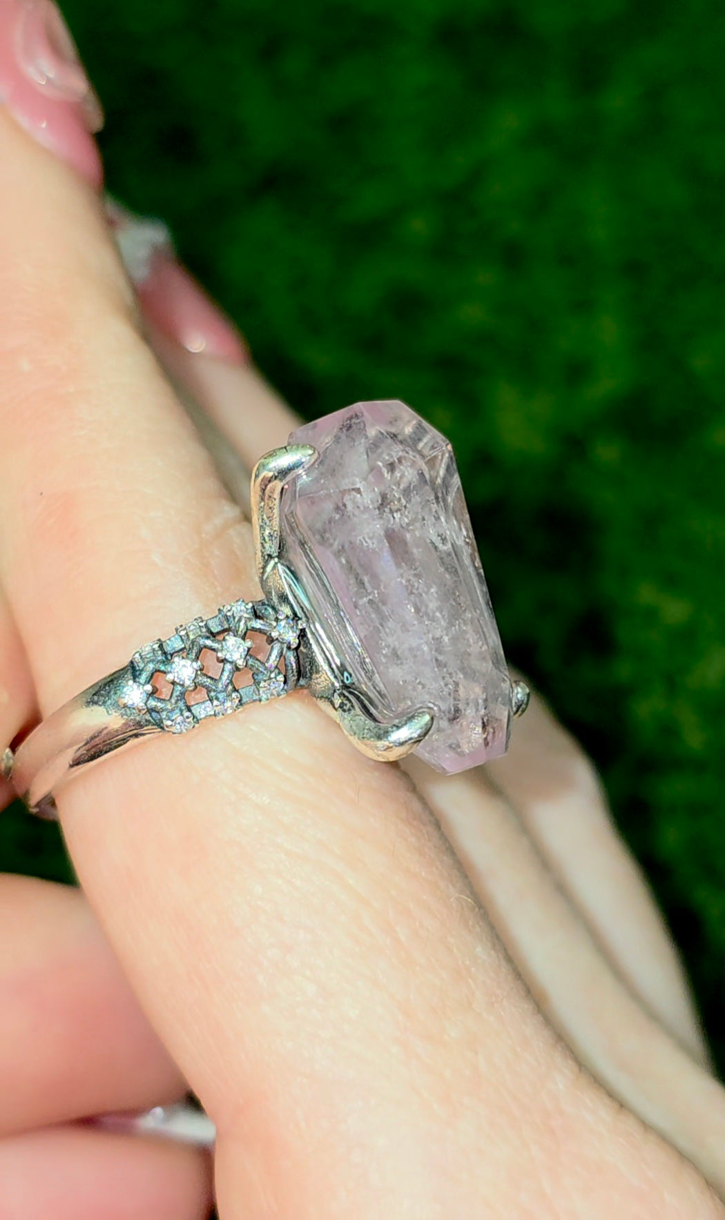 Pink Morganite Fantasy Ring B