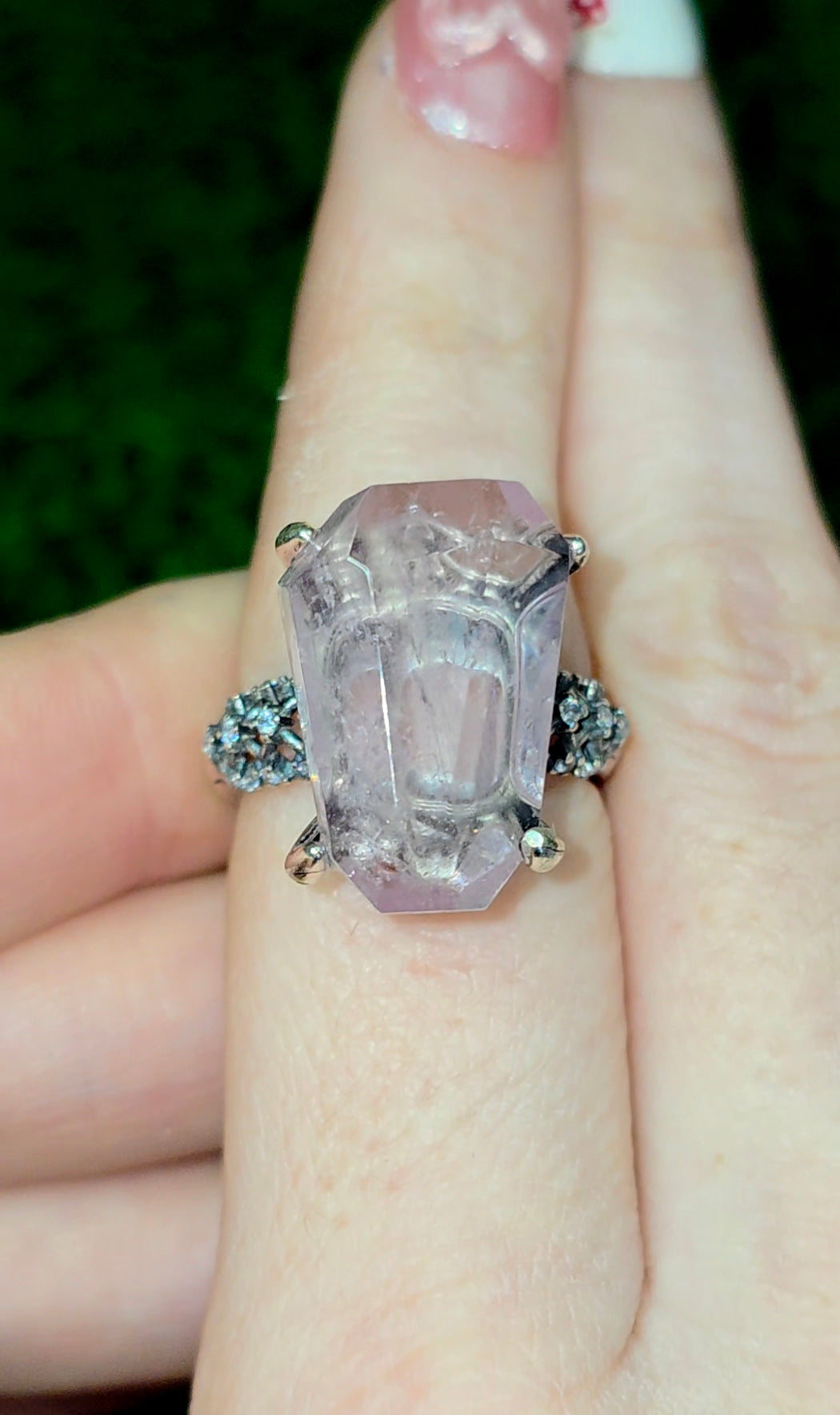 Pink Morganite Fantasy Ring B