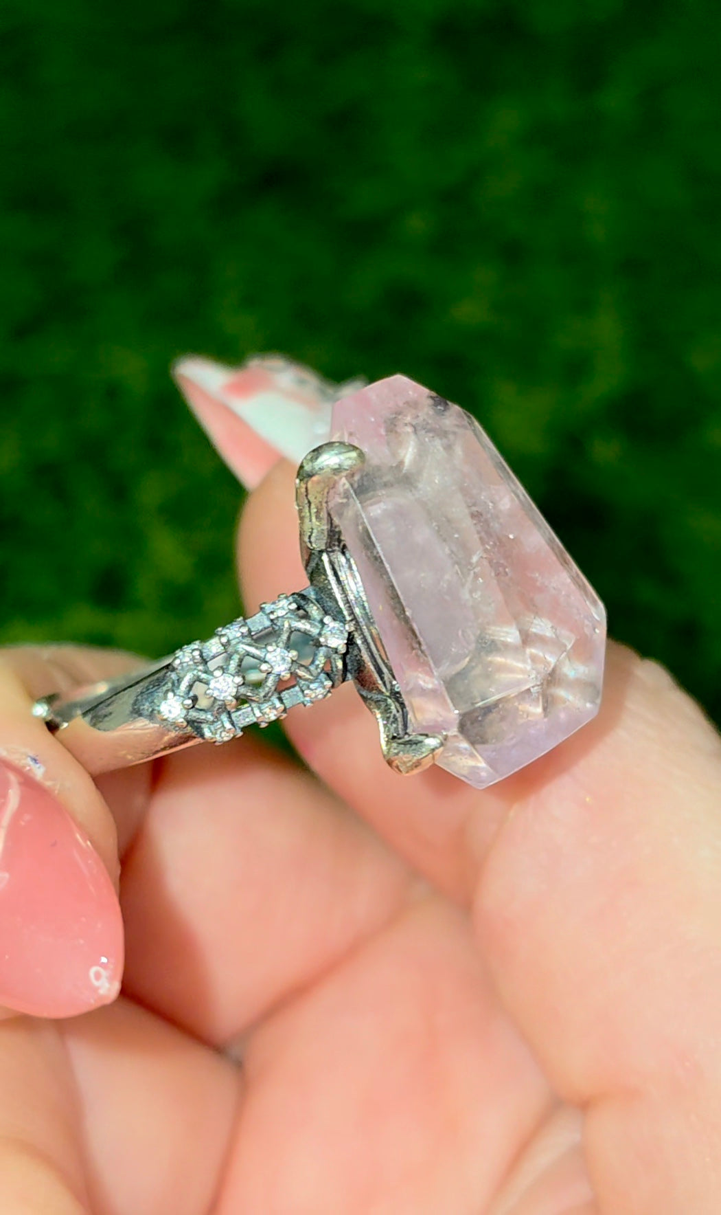 Pink Morganite Fantasy Ring B