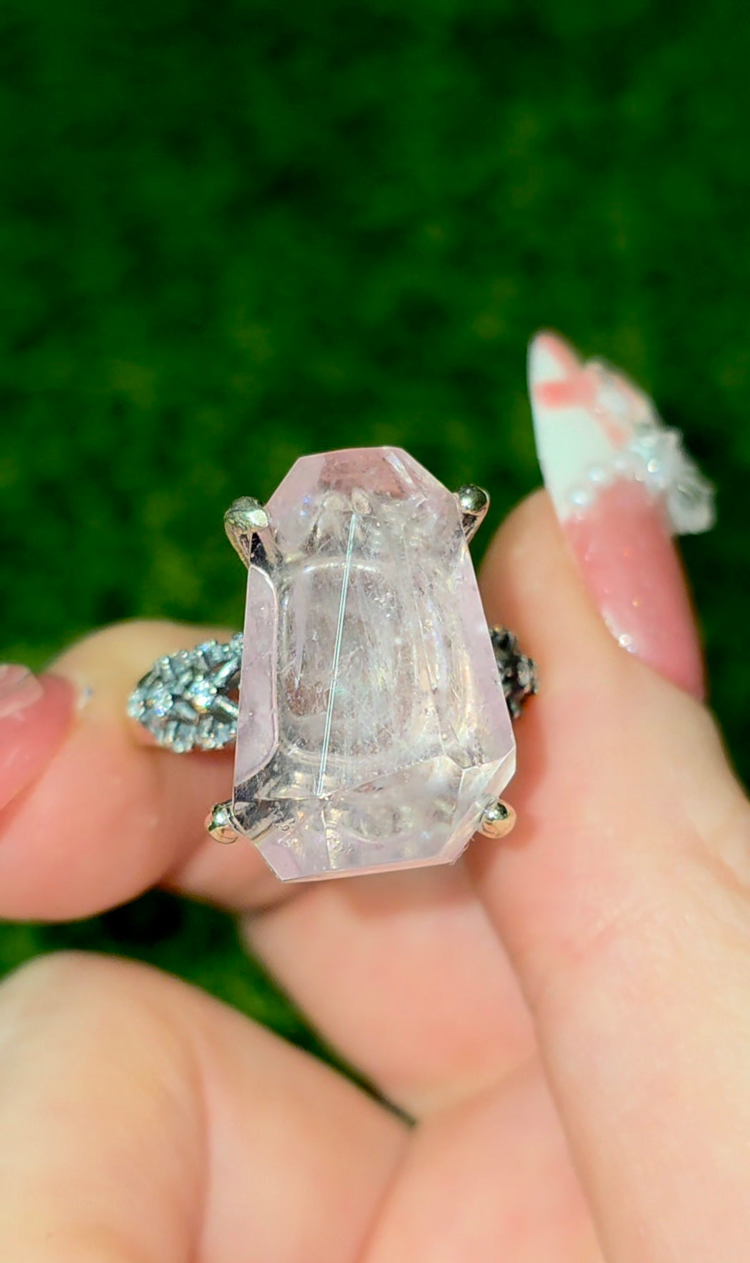 Pink Morganite Fantasy Ring B