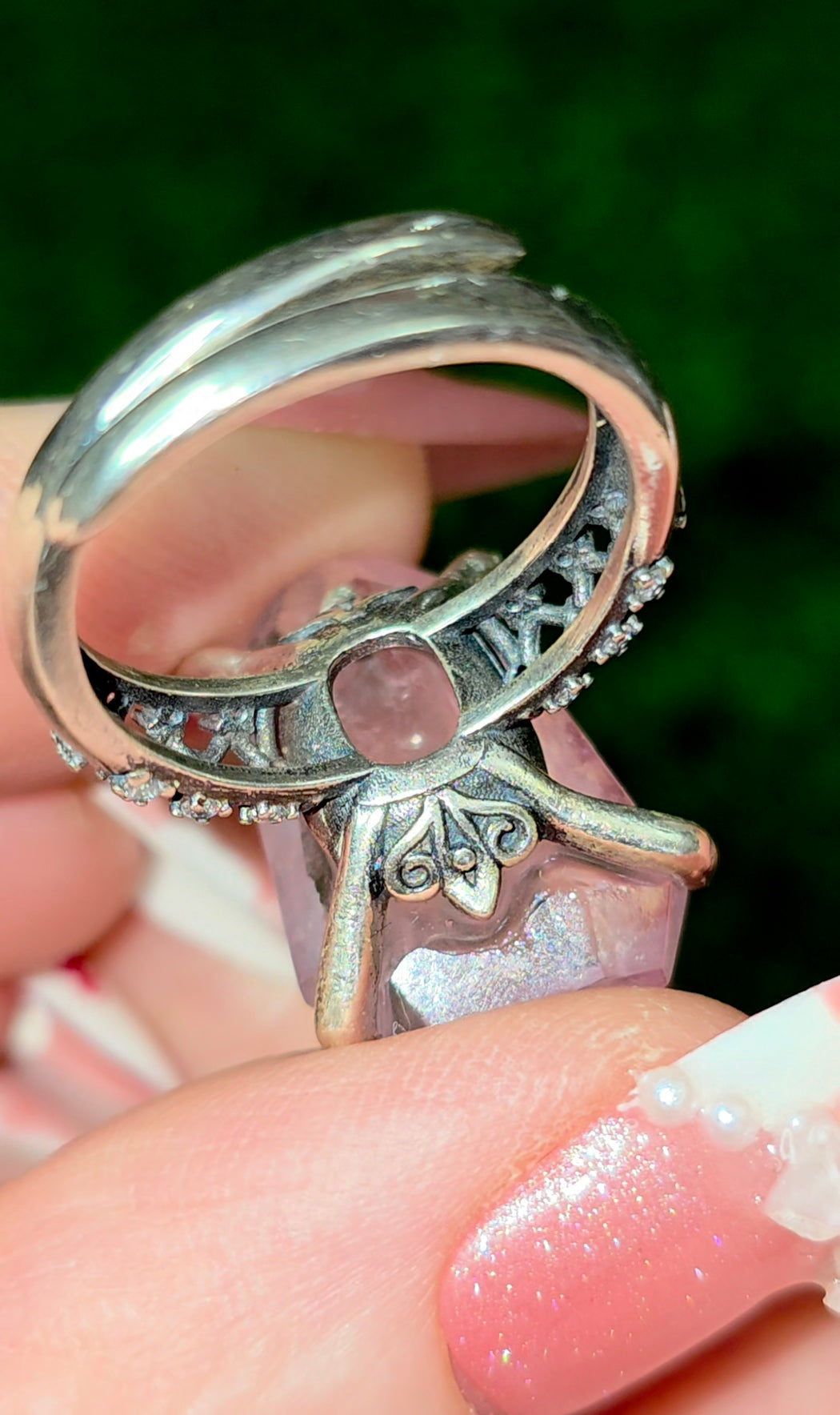 Pink Morganite Fantasy Ring B