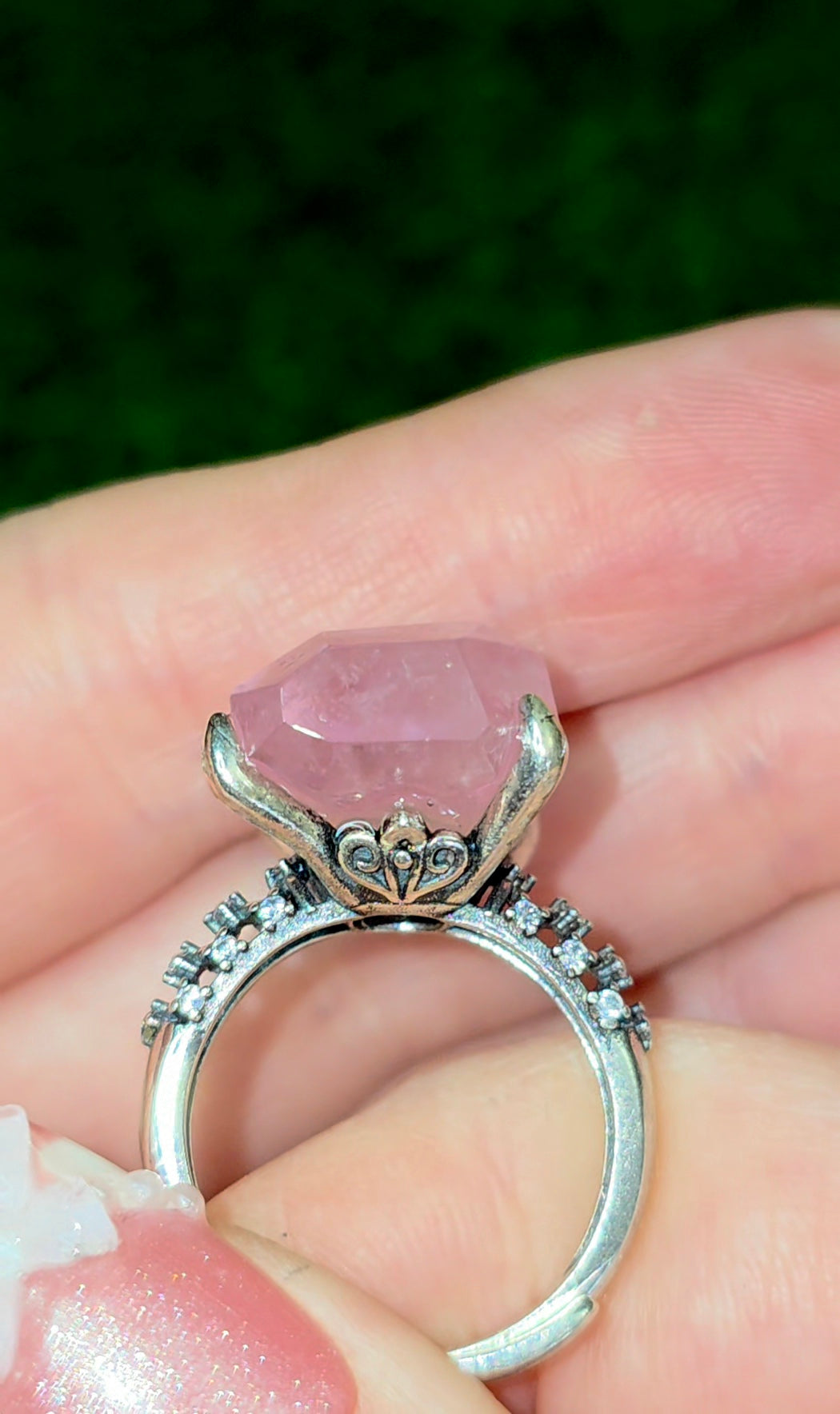 Pink Morganite Fantasy Ring B