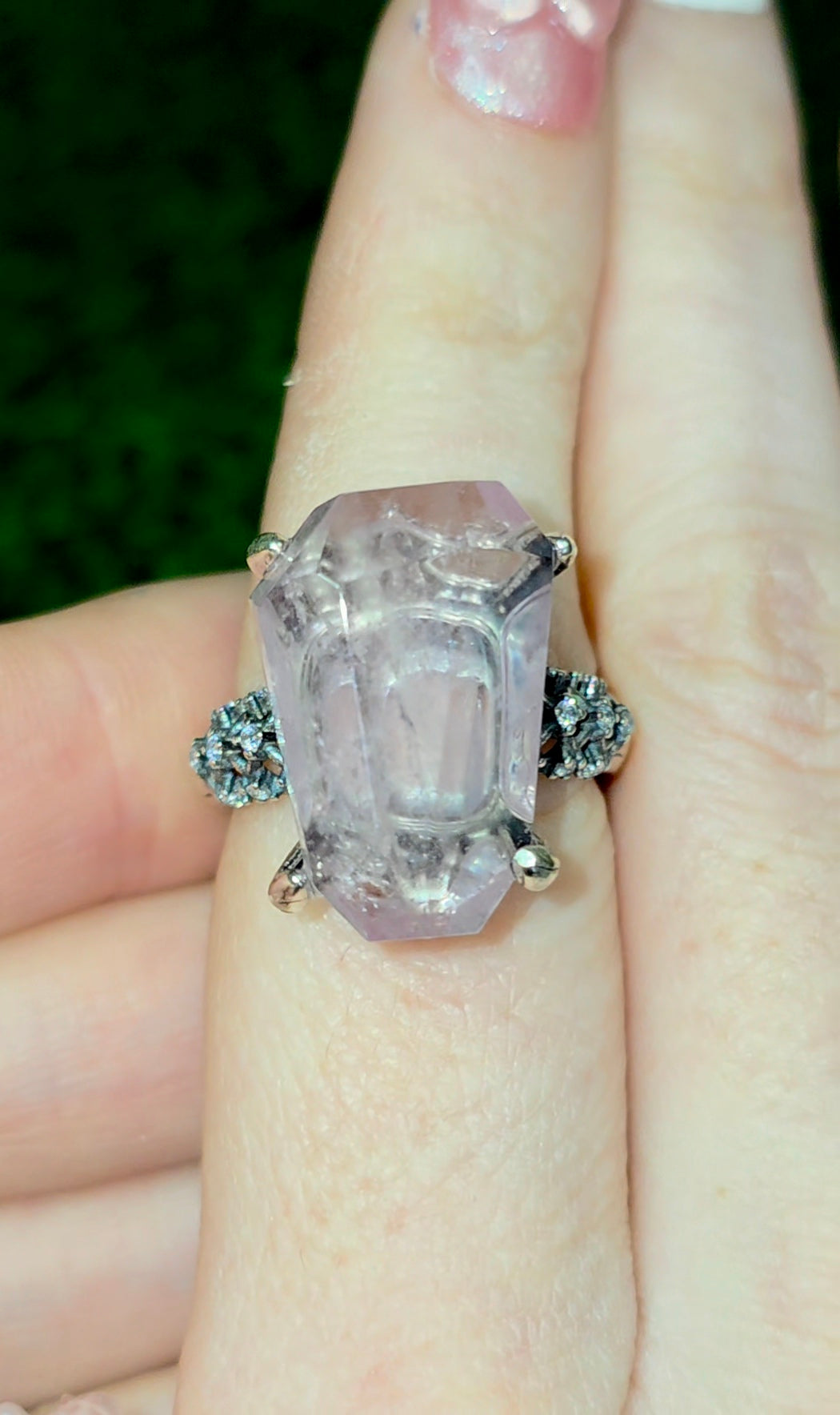Pink Morganite Fantasy Ring B