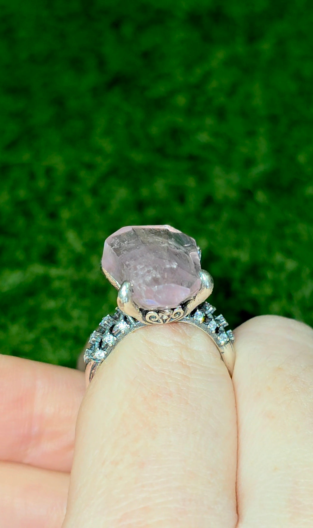 Pink Morganite Fantasy Ring B