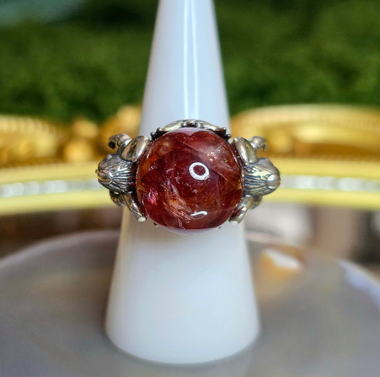 Lilith's Fire Quartz Ring
