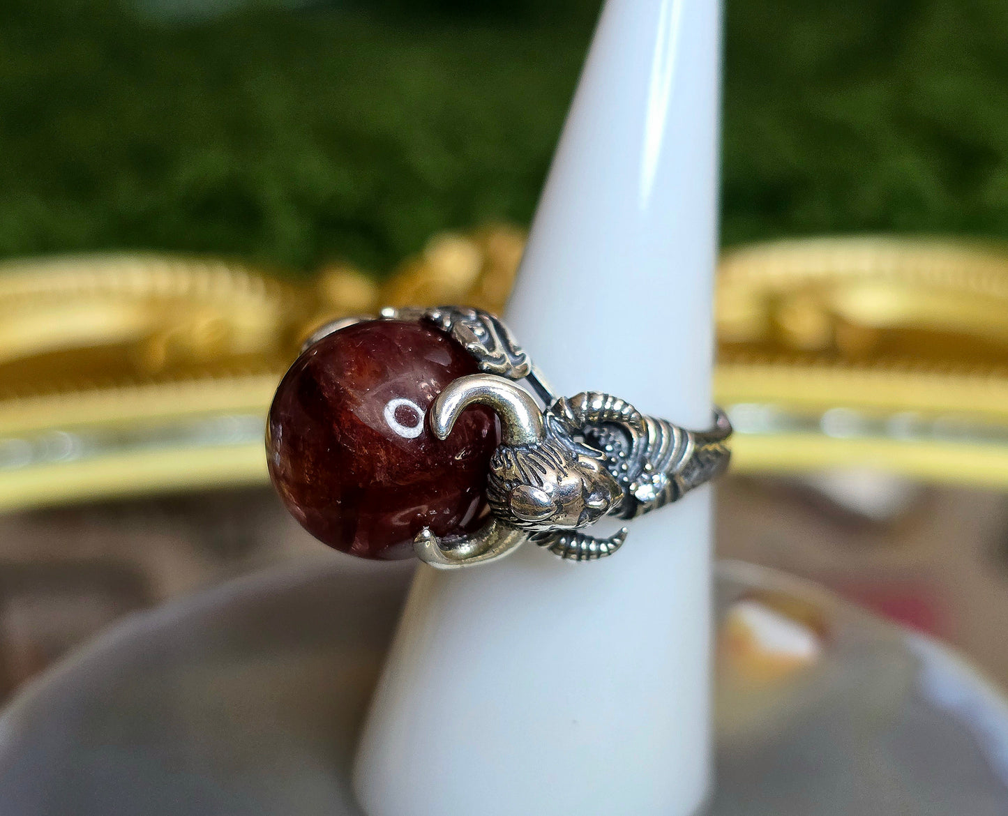 Lilith's Fire Quartz Ring