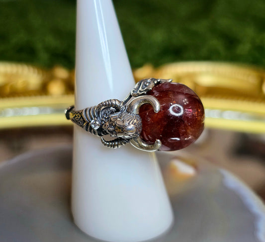 Lilith's Fire Quartz Ring