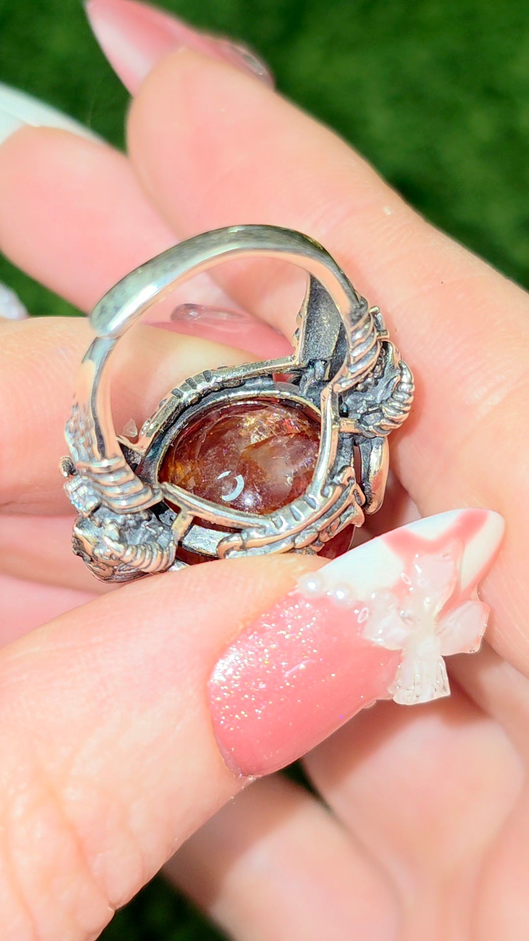 Lilith's Fire Quartz Ring