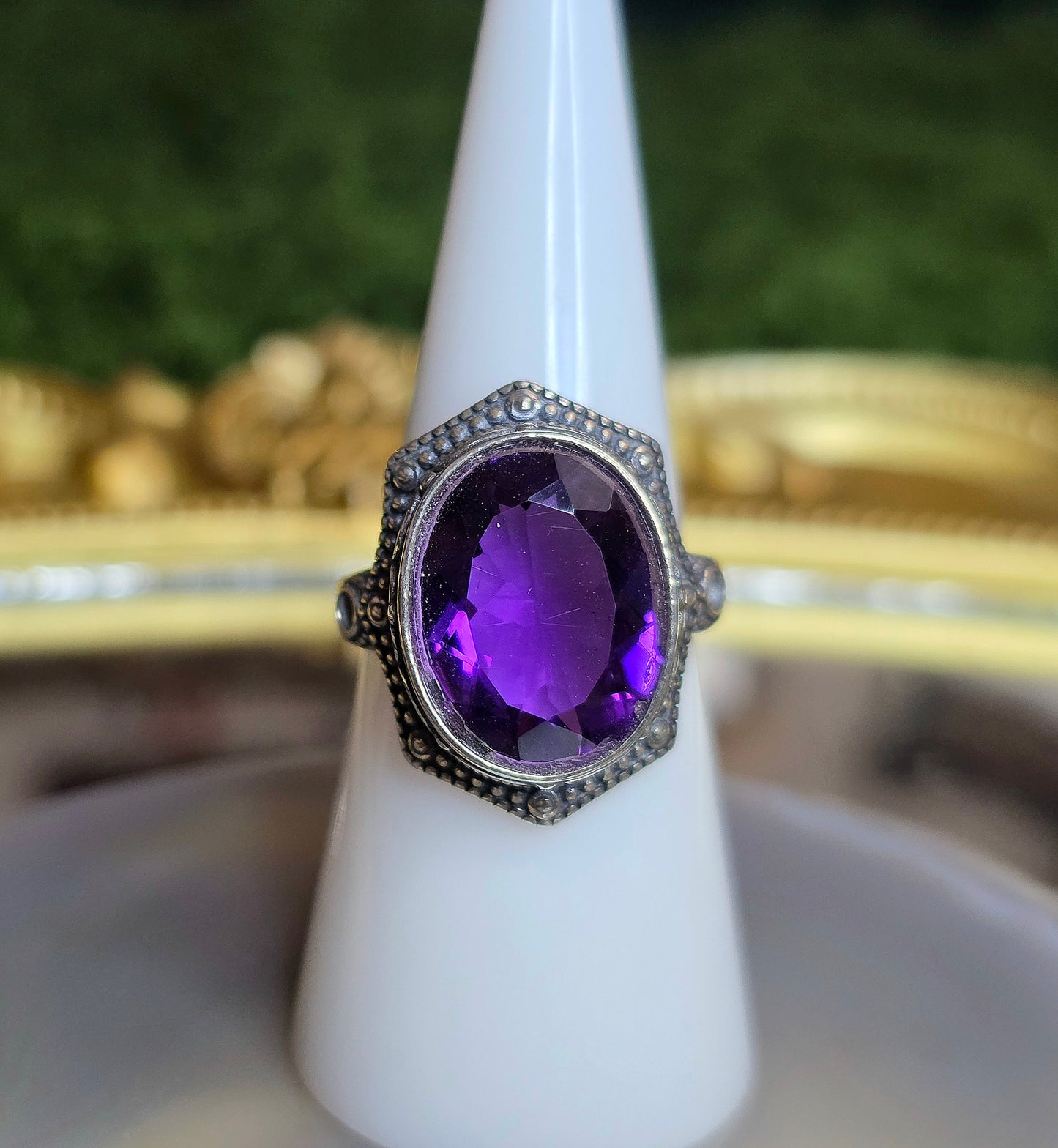 Deep Amethyst Ring A