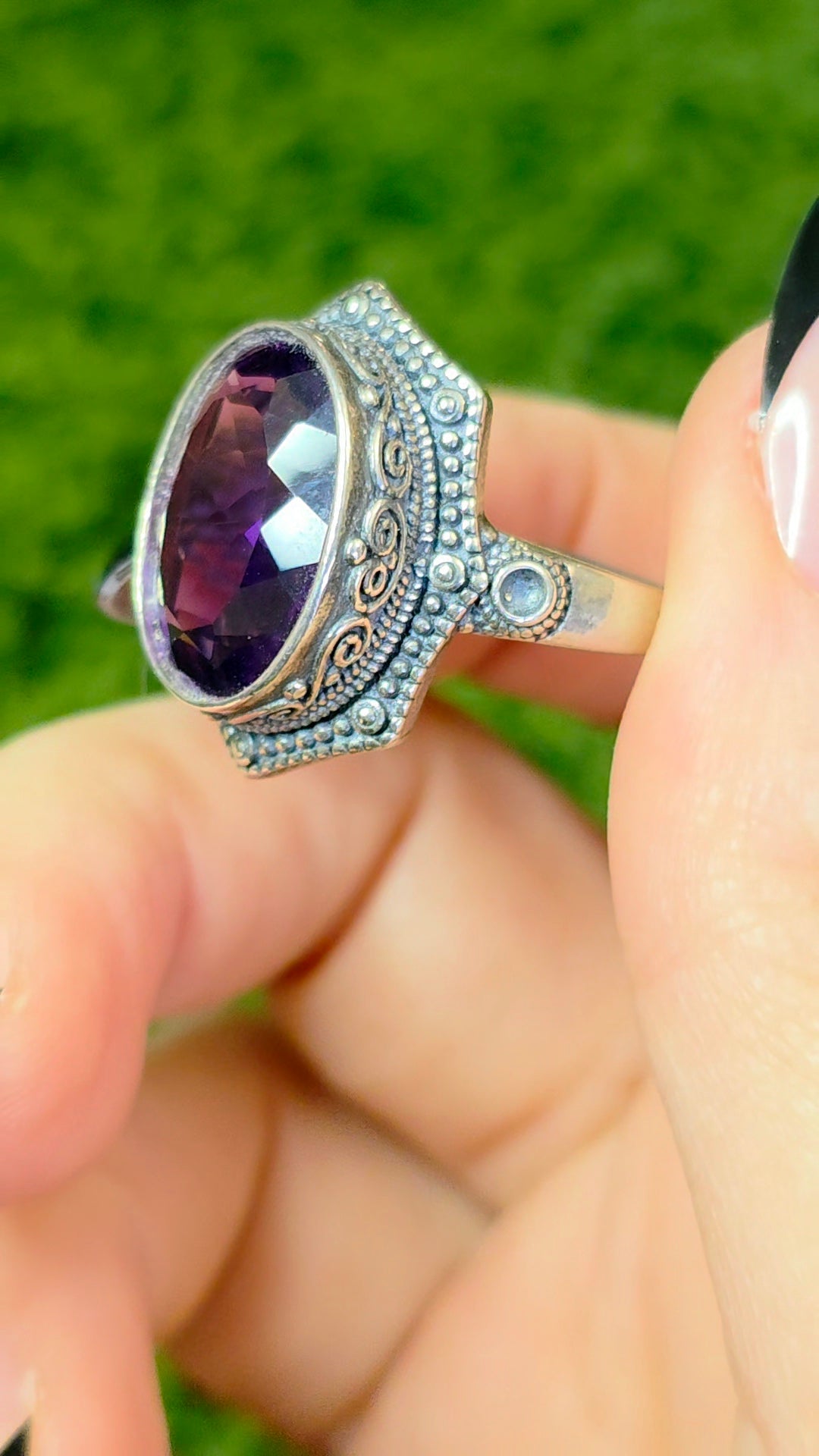 Deep Amethyst Ring A